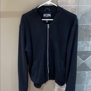 Victoria’s sport black jacket.